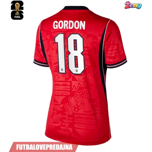 Lacne Ženy Futbalové dres Anglicko Anthony Gordon #18 MS 2026 Krátky Rukáv - Preč